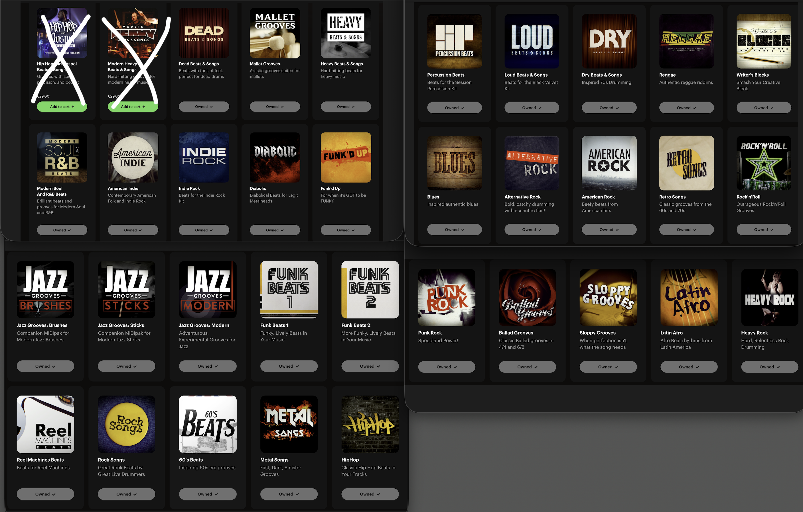 XLN Audio 33 MIDI PAKS for Addictive Drums 2 AD2